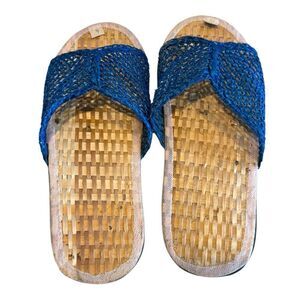 Abaca Woven Seagrass House Slippers Women’s Size 9